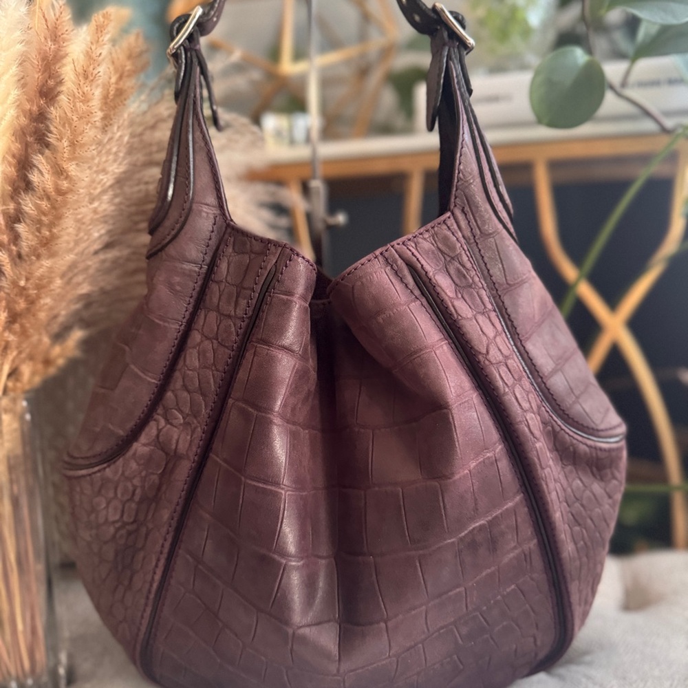Givenchy Croc-Embossed Hobo